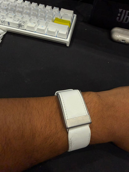 White leather Band 5.0